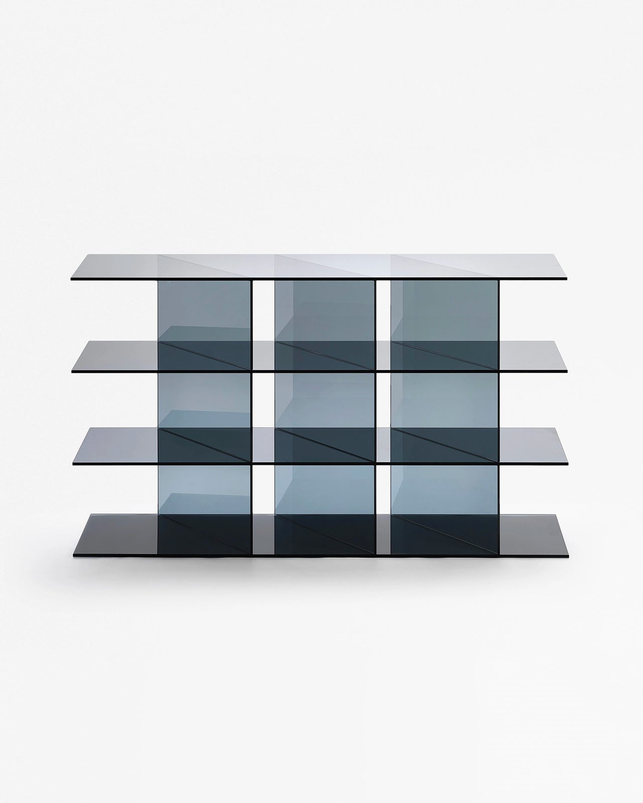 Console en verre gris MONOLOG H